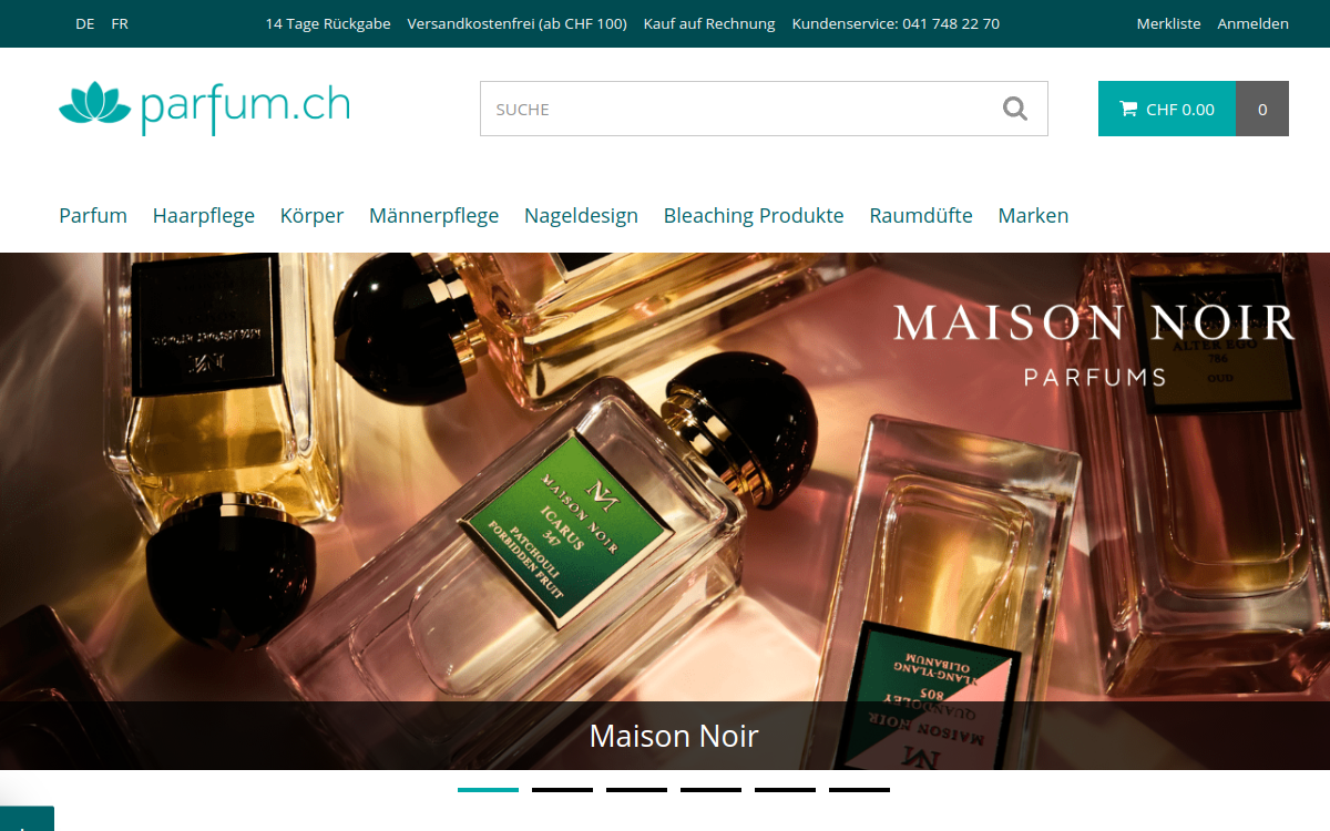 Parfum, Make-Up und Kosmetik einfach online bestellen | Parfum.ch